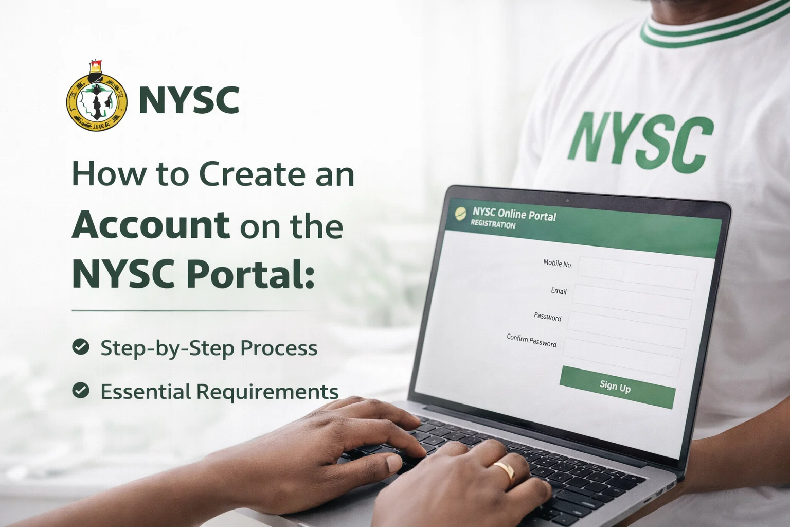How to Create an Account on the NYSC Portal