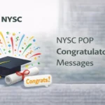 NYSC POP Congratulatory Messages