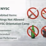 15 Things Not Allowed in NYSC Orientation Camp
