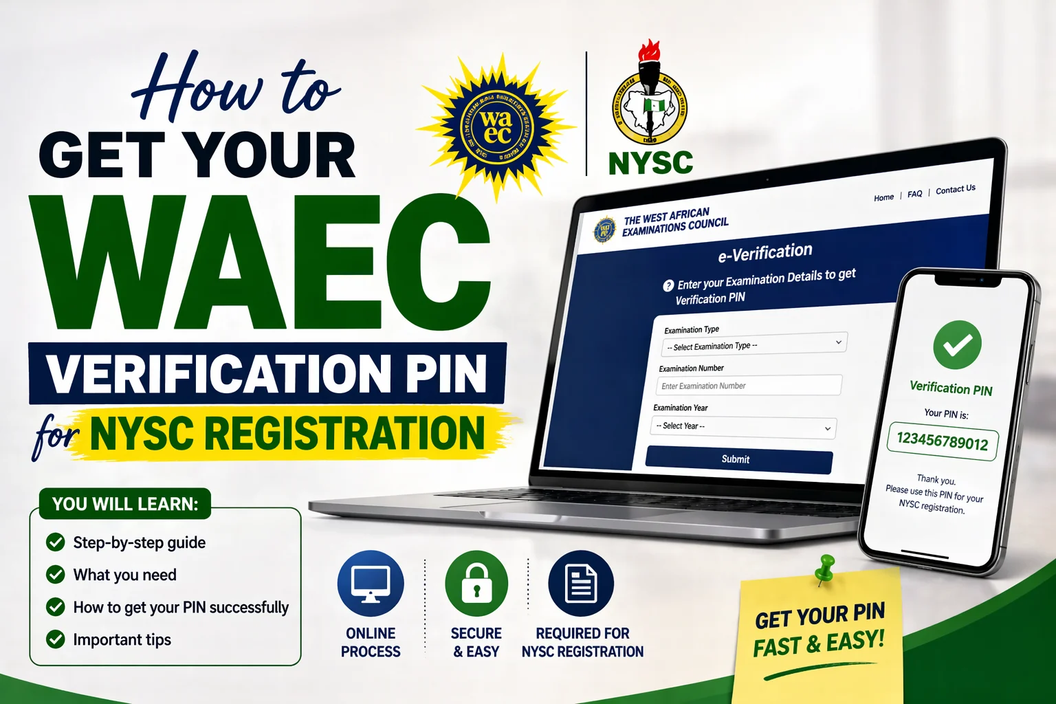 How to Get Your WAEC Verification PIN for NYSC Registration