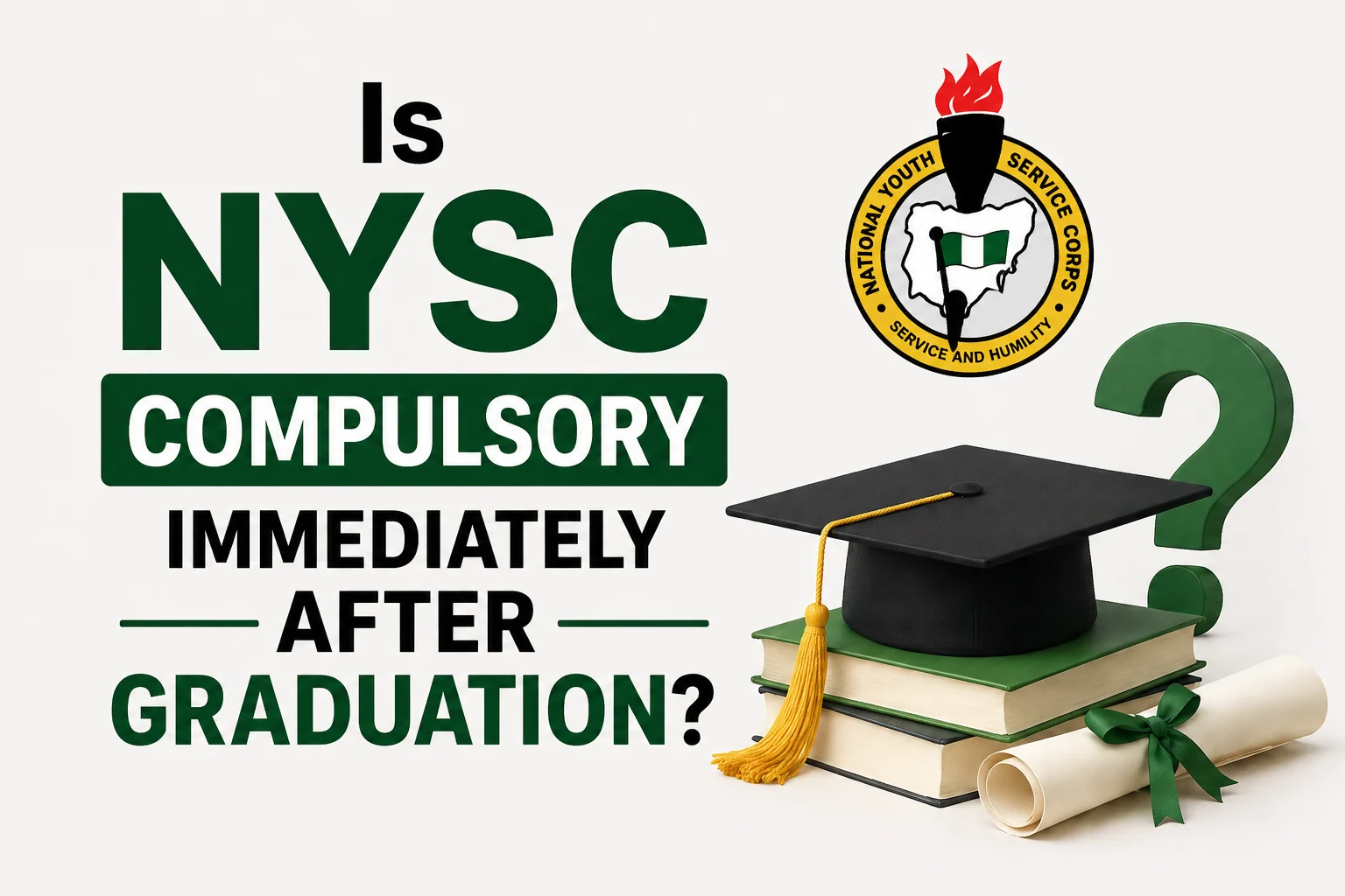 Is NYSC Compulsory Immediately After Graduation?