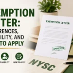 nysc Exemption Letter