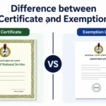 Difference between NYSC Certificate and Exemption Letter